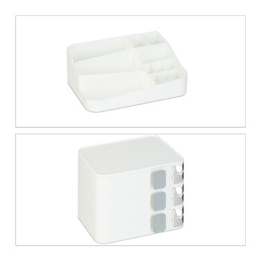 Relaxdays Make Up Organizer mit Schubladen