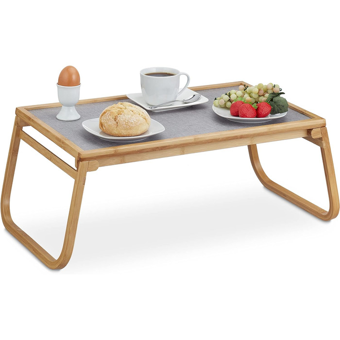 Relaxdays Küchenrollenhalter stehend, Edelstahl, Papierrollenhalter für die Küche, HxD: (23 x 60 x 33 cm, Natur/Grau)