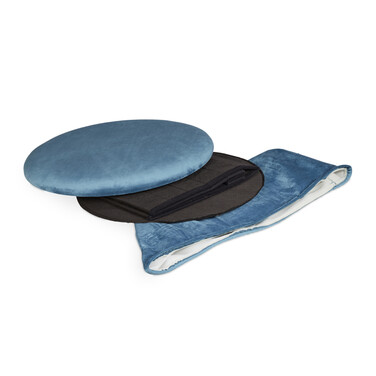 Relaxdays Runder Sitzhocker mit Stauraum