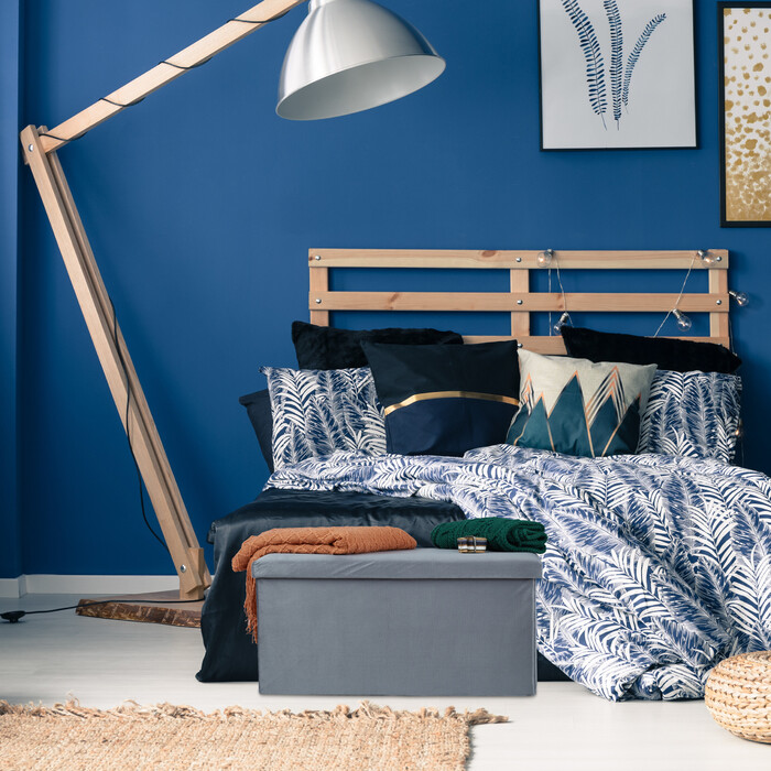 Relaxdays Faltbare Samt Sitzbank