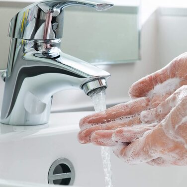 Relaxdays Eurospender 500 ml, Seifenspender Wandmontage, Desinfektionsmittelspender, Bügel-Mechanik, weiß