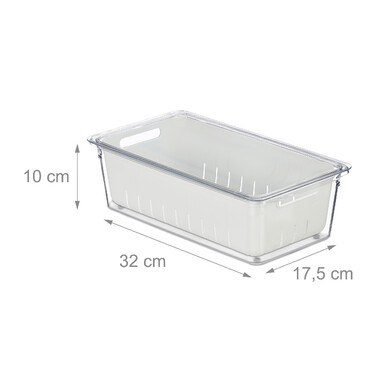 Relaxdays Kühlschrank Organizer 3er Set