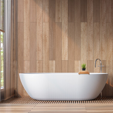 Relaxdays Badewannenablage 69 x 14 cm Bambus