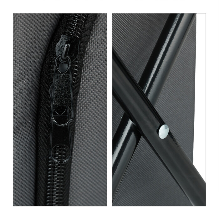 Relaxdays Campinghocker mit Kühltasche
