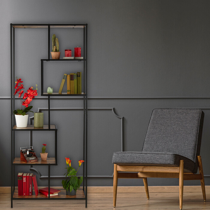 Relaxdays Regal im Industrial Style