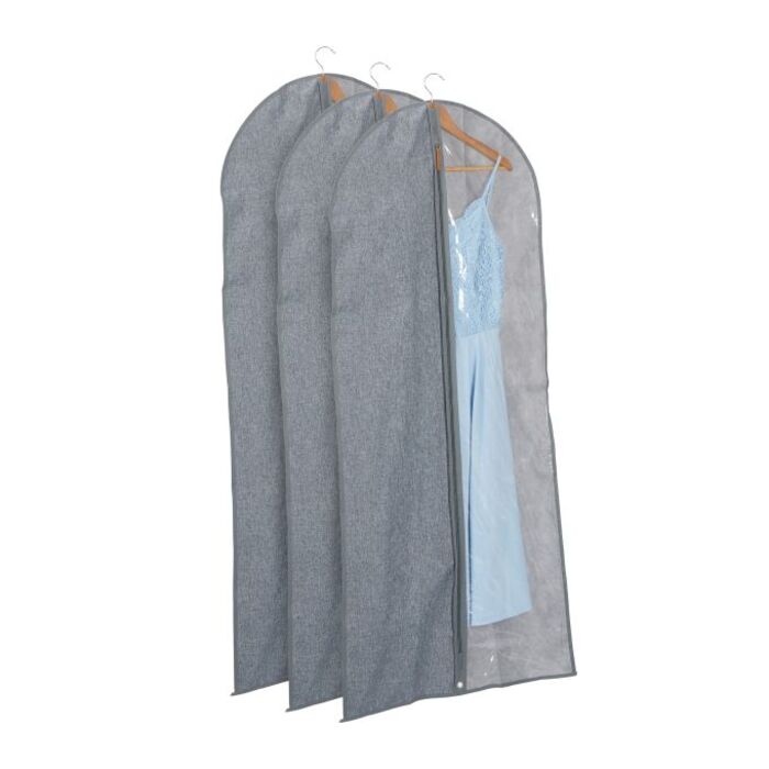 Relaxdays Kleidersack 3er Set - 135 x 58 cm