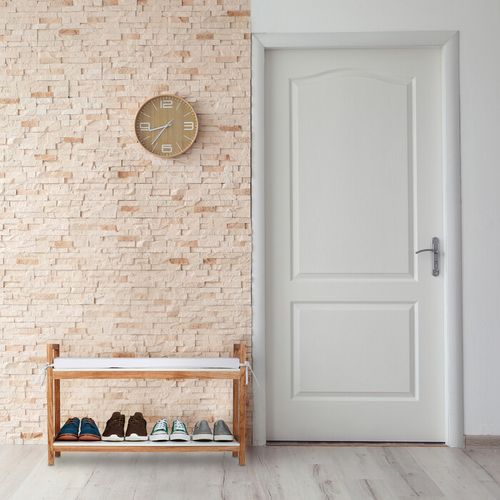 Relaxdays Schuhbank mit gepolsterter Sitzfläche