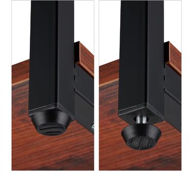 Relaxdays Pflanzenregal, Blumentreppe 6 Ablagen, 150x78x24 cm, Stahl & MDF, innen, schwarz/Dunkelbraun