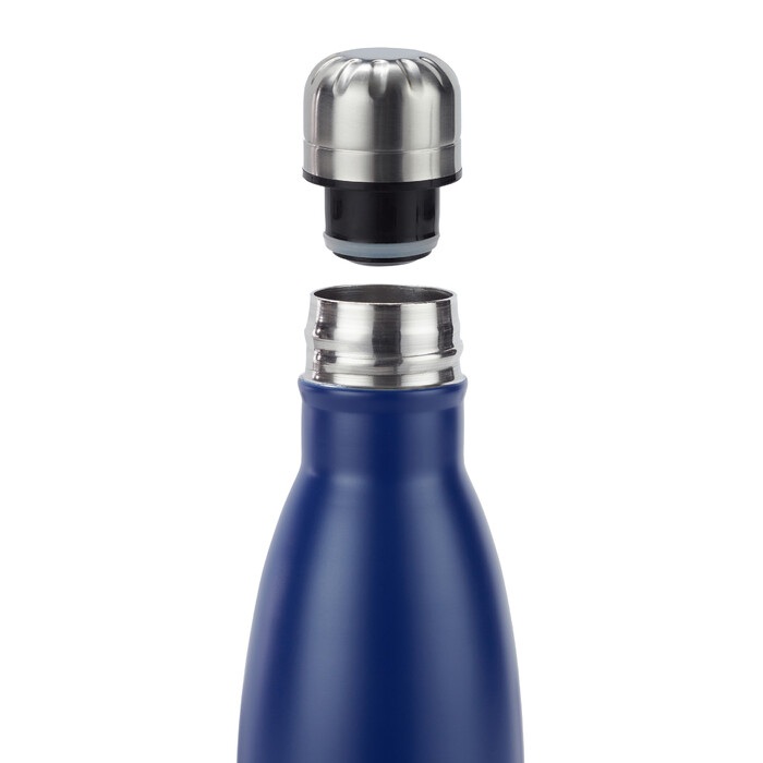 Relaxdays Trinkflasche Edelstahl
