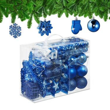 Relaxdays Weihnachtskugeln im 100er Set