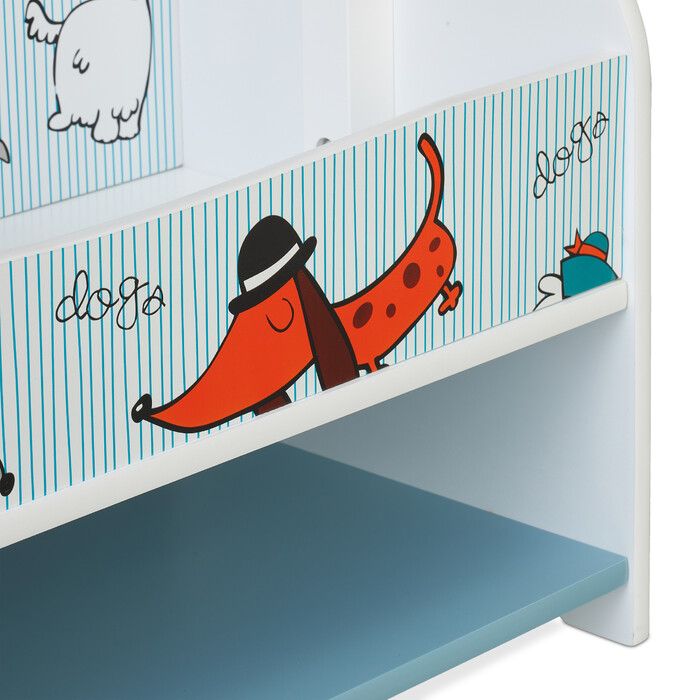 Relaxdays Kleiderständer für Kinder Hunde-Motiv