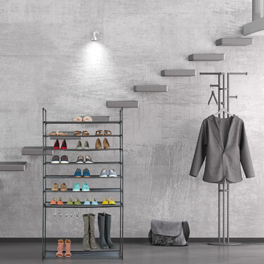 Relaxdays Schuhregal mit Stiefelfach