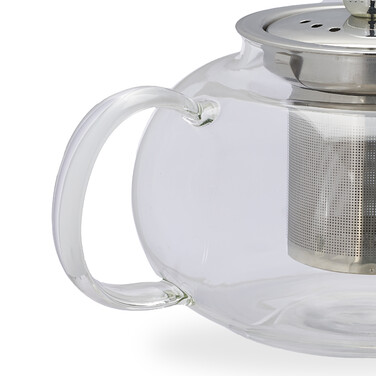 Relaxdays Teekanne mit Siebeinsatz 800 ml