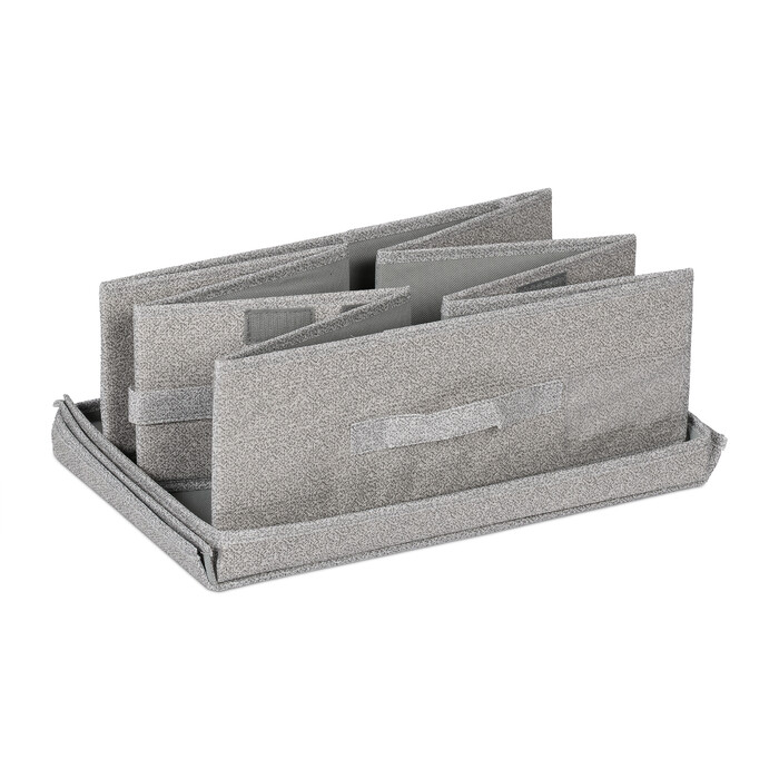 Relaxdays Unterbettkommode mit Deckel 2er Set