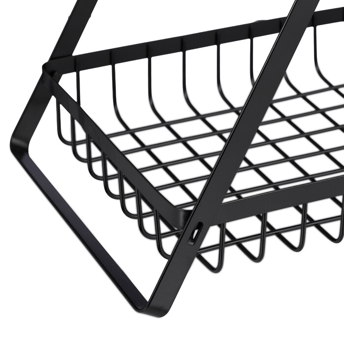 Relaxdays Obstkorb Etagere 2-stöckig