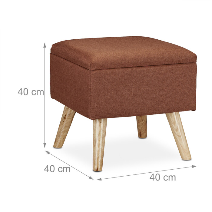 Relaxdays Hocker mit Stauraum