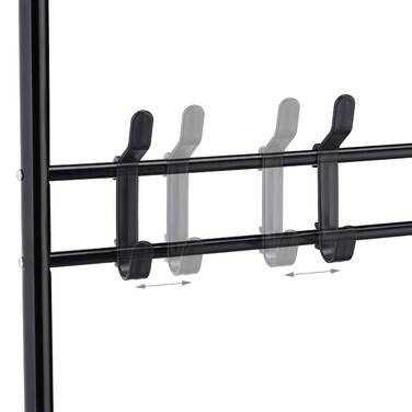Relaxdays Garderobe mit Schuhablage & Sitzbank