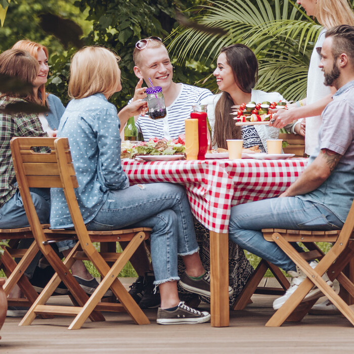 Relaxdays Bunte Trinkgläser mit Deckel 4er Set