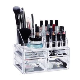Relaxdays Make-Up Organizer mit 4 Schubladen