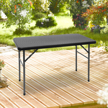 Relaxdays Gartentisch klappbar BASTIAN