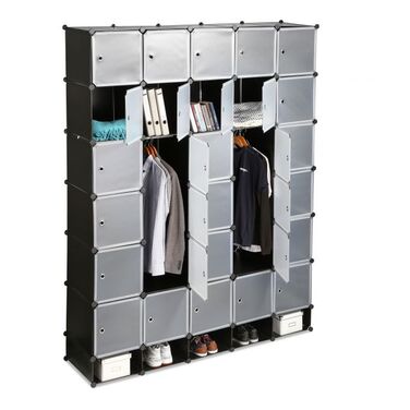 Relaxdays XXL Kleiderschrank Stecksystem