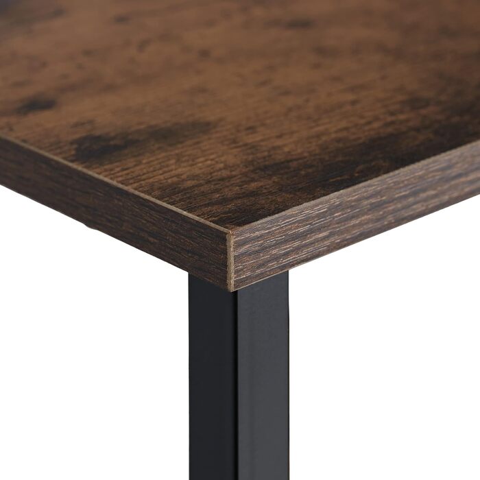 Relaxdays Kommode, 6 Schubladen, 3 Ablagen, Industrial, 92x84x32 cm, braun/schwarz, Eisen