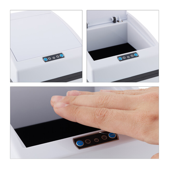 Relaxdays Sensor Mülleimer mit Inneneimer