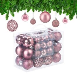 Relaxdays Weihnachtskugeln im 50er Set