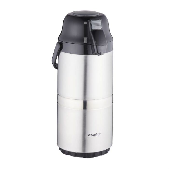 Relaxdays Kaffee Pumpkanne 3 Liter