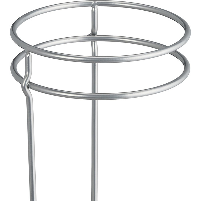Relaxdays Regenschirmständer, HxD: 52,5 x 16 cm, Metall, rund, modernes Design, Silber