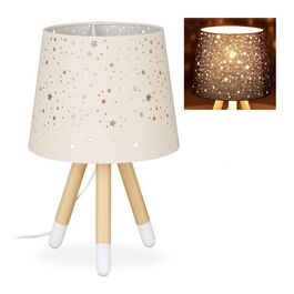 Relaxdays Tischlampe Kinderzimmer Sterne