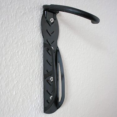 Relaxdays 2er Set Fahrradhalterung, Stahl, Wandmontage, schwarz