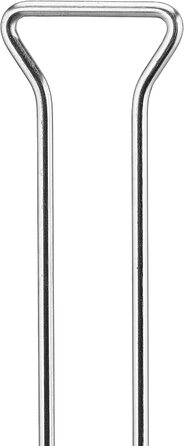 Relaxdays Fischbräter 3er Set, Edelstahl, mit Griff, 54 cm lang, Fischhalter zum Grillen, Grillguthalter Fisch, Silber