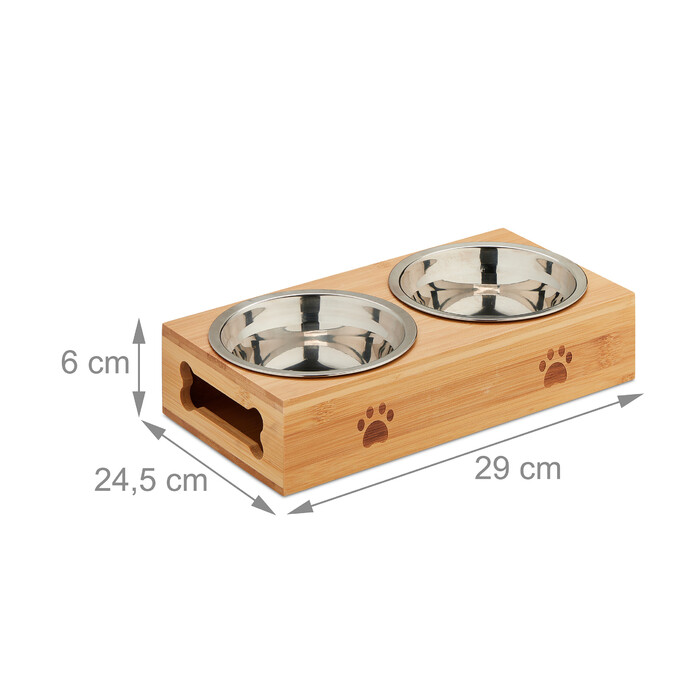 Relaxdays Futterstation für Hunde