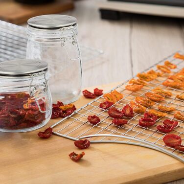 Relaxdays Einmachglas 3er Set, Bügelverschluss, 500-3000 ml, transparent