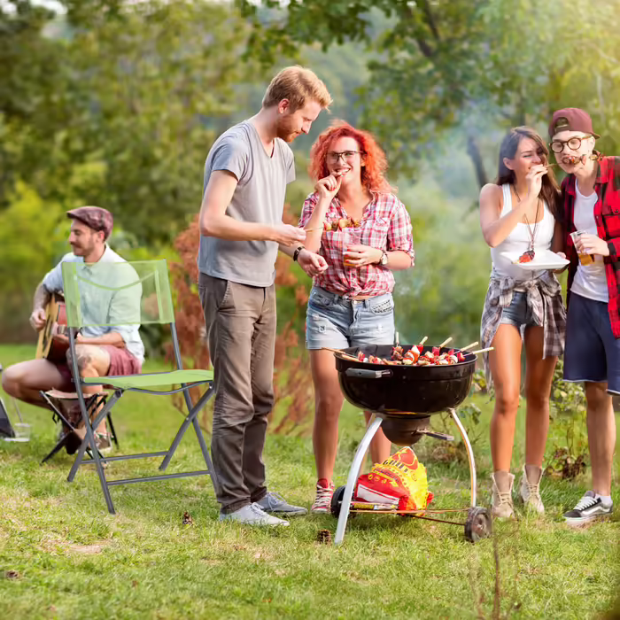Relaxdays Klappbarer Gartenstuhl 2er Set grün