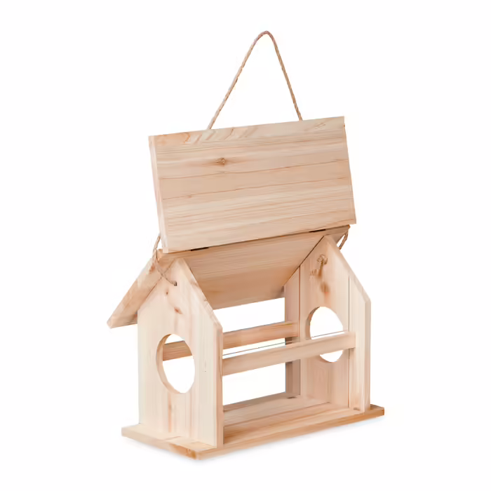 Relaxdays Vogelfutterhaus aus Holz