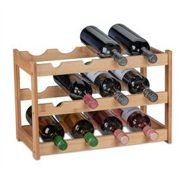 Relaxdays Weinregal für 12 Flaschen