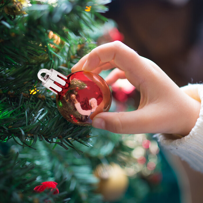Relaxdays Weihnachtskugeln im 96er Set