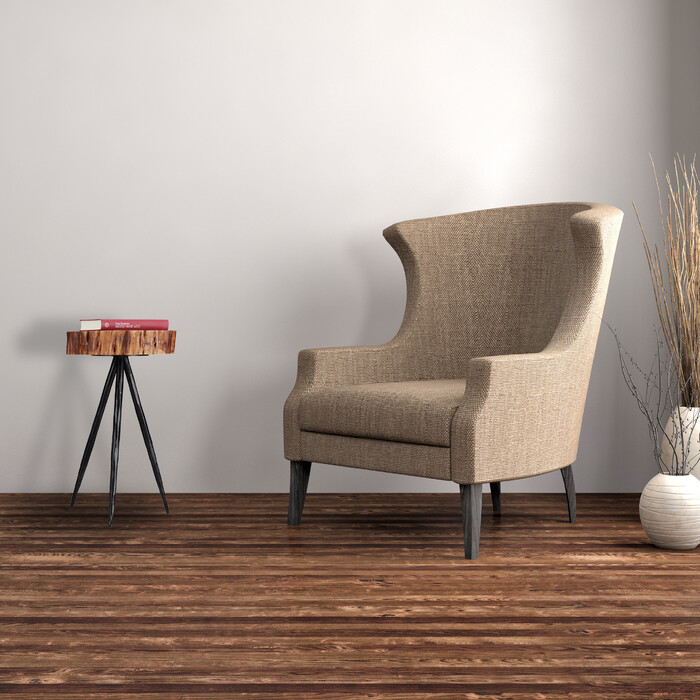 Relaxdays Design Beistelltisch Holzscheibe