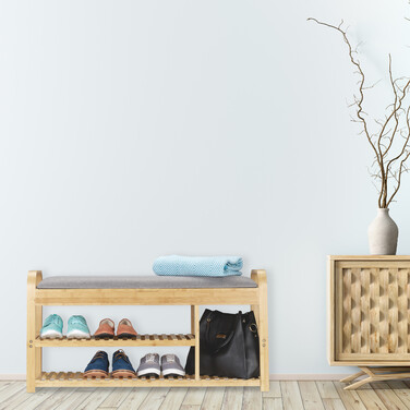 Relaxdays Schuhbank mit Stauraum