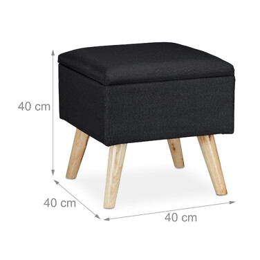 Relaxdays Hocker mit Stauraum