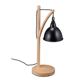 Relaxdays Tischlampe mit hängendem Lampenschirm