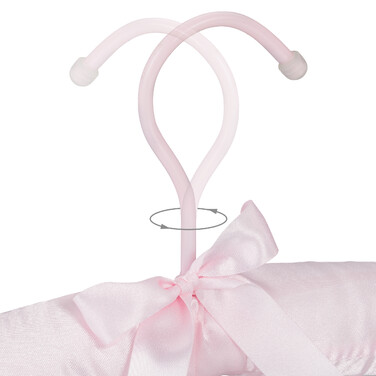 Relaxdays Kleiderbügel Set Satin