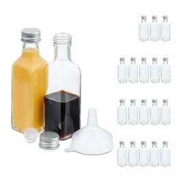 Relaxdays Kleine Flaschen im Set 100 ml