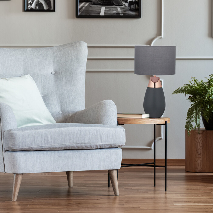 Relaxdays XL Nachttischlampe Touch