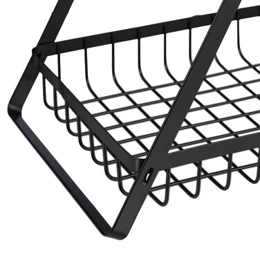 Relaxdays Obstkorb Etagere 2-stöckig