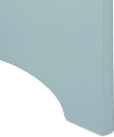 Relaxdays Bücherregal Kinder, HBT: 71 x 61,5 x 30 cm, Kinderbücherregal mit Hundemotiv, 4 Fächer, MDF & Stoff, blau/weiß