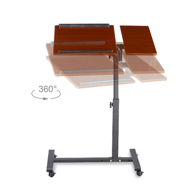 Relaxdays Laptoptisch mit verstellbarem Mauspad