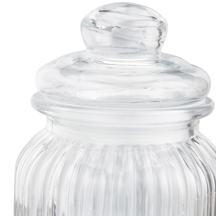 Relaxdays Vorratsgläser 6er Set 1000 ml